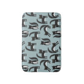 Tapis De Bain Chats smokings noirs et blancs (Devant (Vertical))