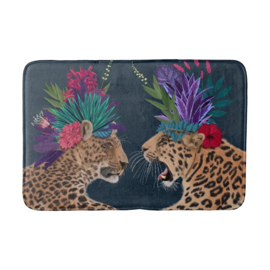 Tapis De Bain Chaud House Leopards | Un couple (Devant)