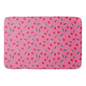 Tapis De Bain Chaud rose Pop Art Berry Cherry (Devant)