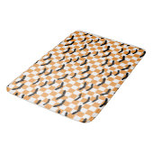 Tapis De Bain Chauffage Éffrayant Halloween moderne Orange (Angle)