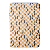 Tapis De Bain Chauffage Éffrayant Halloween moderne Orange (devant Vertical)
