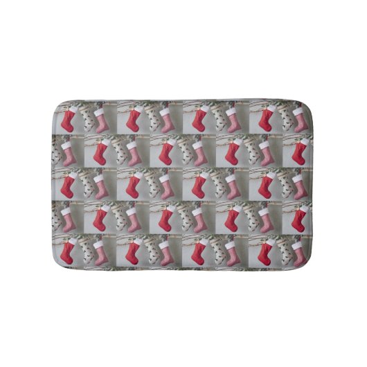TAPIS DE BAIN ***CHAUSSETTES DE NOËL*** (Devant)
