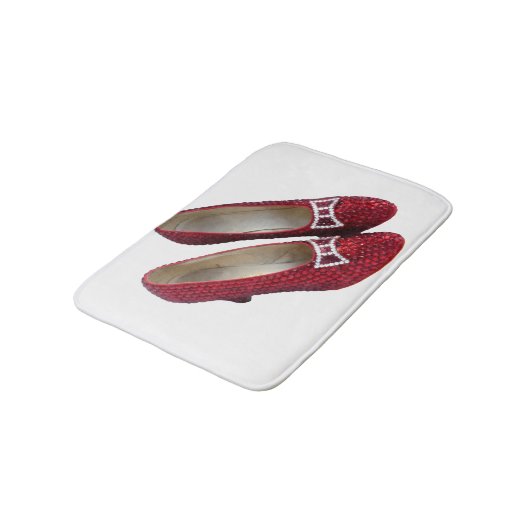 Tapis De Bain Chaussons Rouges Ruby Chaussures Bathmat Méchant! (Angle)