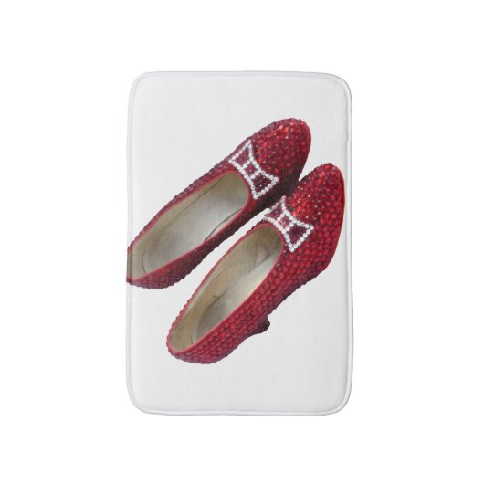 Tapis De Bain Chaussons Rouges Ruby Chaussures Bathmat Méchant! (Devant (Vertical))
