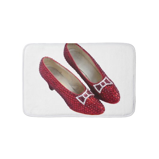 Tapis De Bain Chaussons Rouges Ruby Chaussures Bathmat Méchant! (Devant)
