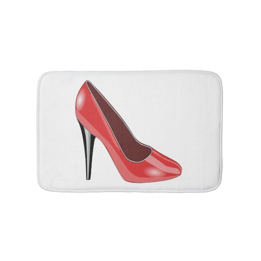 Tapis De Bain Chaussure rouge (Devant)