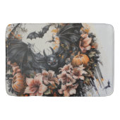 Tapis De Bain Chauve-souris éffrayante Halloween Bain Mat (Devant)