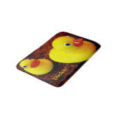 Tapis De Bain Chauves-souris Brown et jaunes - 16 po x 24 po (Angle)