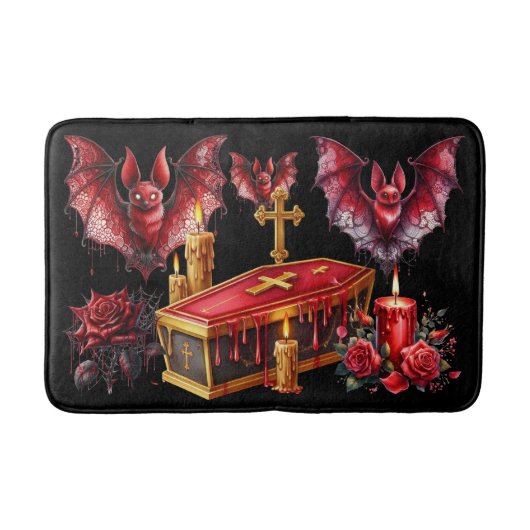 Tapis De Bain Chauves-souris vampires (Devant)