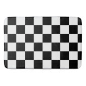 Tapis De Bain Checkered noir (Devant)