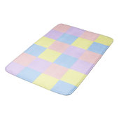Tapis De Bain Checkers Pastel Spring (Angle)