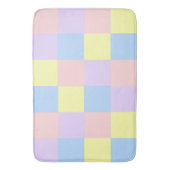 Tapis De Bain Checkers Pastel Spring (devant Vertical)