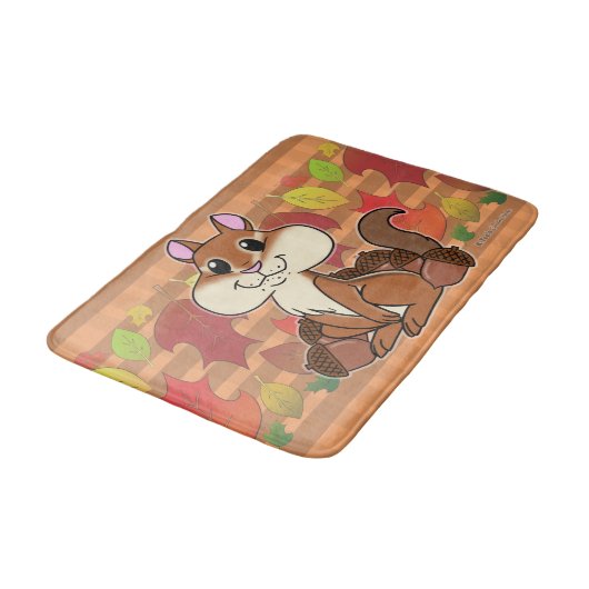 Tapis De Bain Cheeky Chipmunk - (Angle)