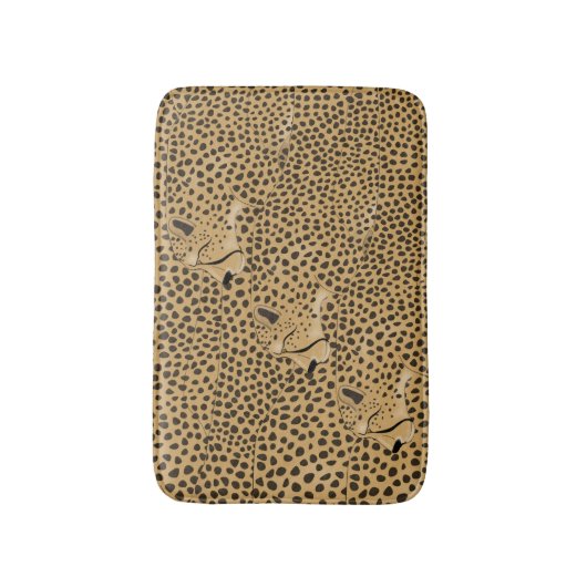 Tapis De Bain Cheetah Bathmat (Devant (Vertical))