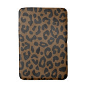 Tapis De Bain Cheetah Motif imprimé noir Brown (Devant (Vertical))