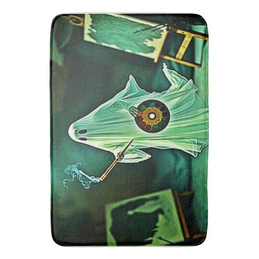 Tapis De Bain Chef-d'oeuvre Eerie de l'artiste fantôme (devant Vertical)