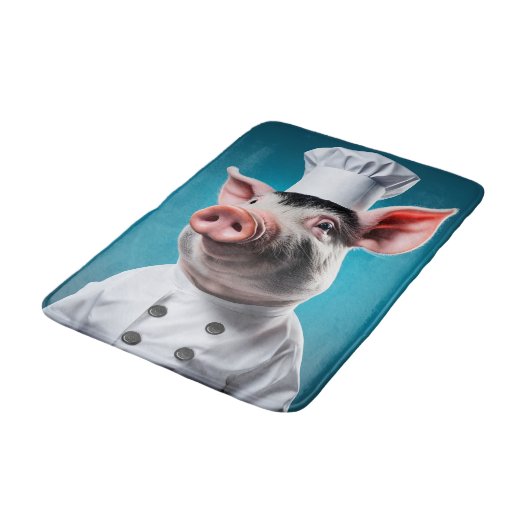 Tapis De Bain Chef Pig (Angle)