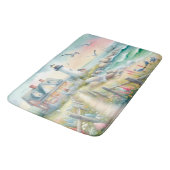 Tapis De Bain Chemin vers le chalet côtier du phare (Angle)