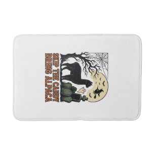 Tapis De Bain Chemise d'alpaga Halloween Mignon Fantomatique Ani