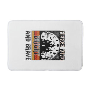 Tapis De Bain Chemise d'autonomisation Halloween Brave Vintage S
