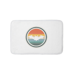 Tapis De Bain Chemise de chauve-souris d'Halloween, Cadeau d'ama