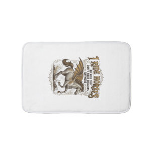 Tapis De Bain Chemise de chevalier de dragon de cheval de fantai