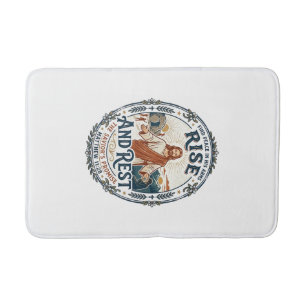 Tapis De Bain Chemise de communauté de pain au levain Jésus basé