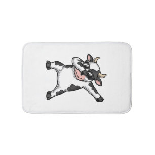 Tapis De Bain Chemise Graphique Vache Dabant Lunettes de Soleil 