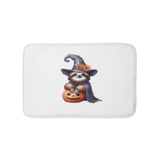 Tapis De Bain Chemise T classique Sloth Halloween (Devant)