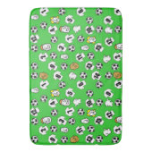 Tapis De Bain Chemises blanches de football (devant Vertical)