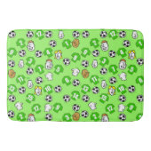 Tapis De Bain Chemises de football vertes (Devant)