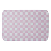 Tapis De Bain Chèque de buffle rose (Devant)