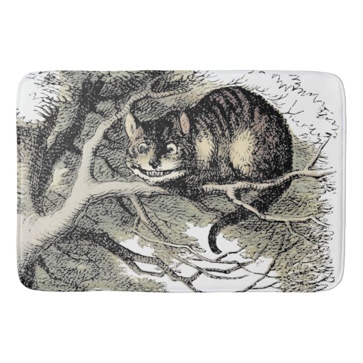 Tapis De Bain Cheshire Chat Alice Wonderland Classic (Devant)