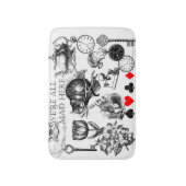 Tapis De Bain Cheshire Chat classique alice au merveilleux fou (Devant (Vertical))