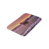 Tapis De Bain Chestnut Stallion Horse et Ranch Sunset (Angle)