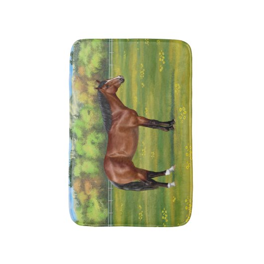 Tapis De Bain Cheval Brown Bay Quarter (Devant (Vertical))