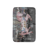Tapis De Bain Cheval carrousel rose (Devant (Vertical))