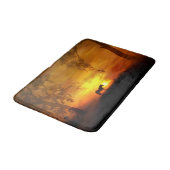 Tapis De Bain Cheval Chêne Arbres Sunrise Bathmat (Angle)