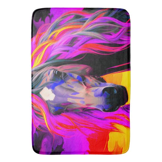 Tapis De Bain Cheval coloré (devant Vertical)