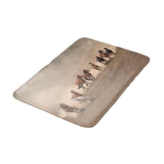 Tapis De Bain Cheval dans l'automne II (Angle)