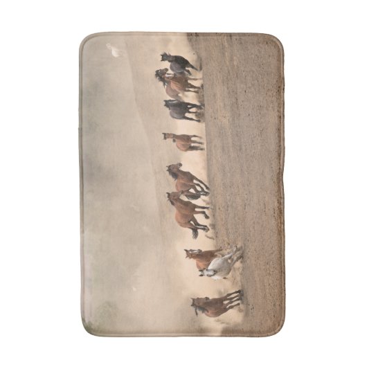 Tapis De Bain Cheval dans l'automne II (Devant (Vertical))