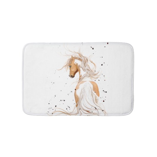 Tapis De Bain Cheval majestueux de palomino par Bihrle (Devant)