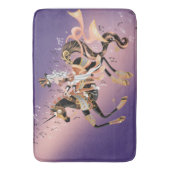 Tapis De Bain Cheval mécanique Steampunk & Dame (devant Vertical)