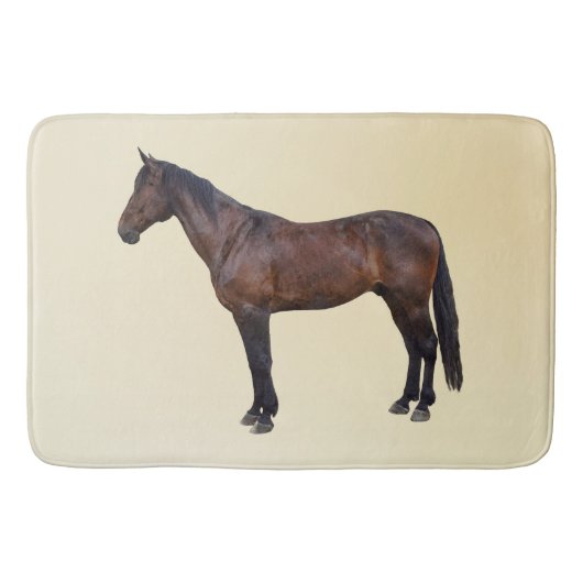Tapis De Bain Cheval Morgan de Profil (Devant)