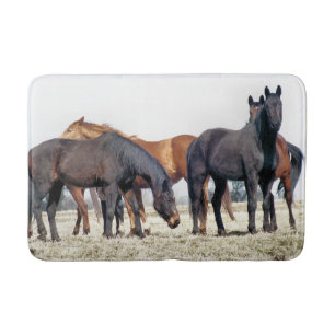 TAPIS DE BAIN CHEVAUX