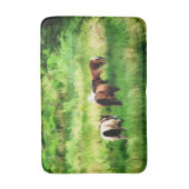 TAPIS DE BAIN CHEVAUX (Devant (Vertical))