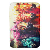 Tapis De Bain Chevaux Ai (devant Vertical)