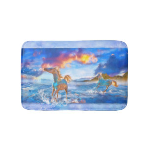Tapis De Bain Chevaux arabes de l'ÎLE STELLAR