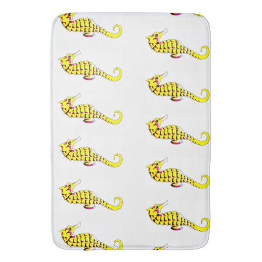 Tapis De Bain Chevaux de mer (devant Vertical)