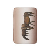 Tapis De Bain Chevaux de pâturage Mats de bain d'animaux (Devant (Vertical))